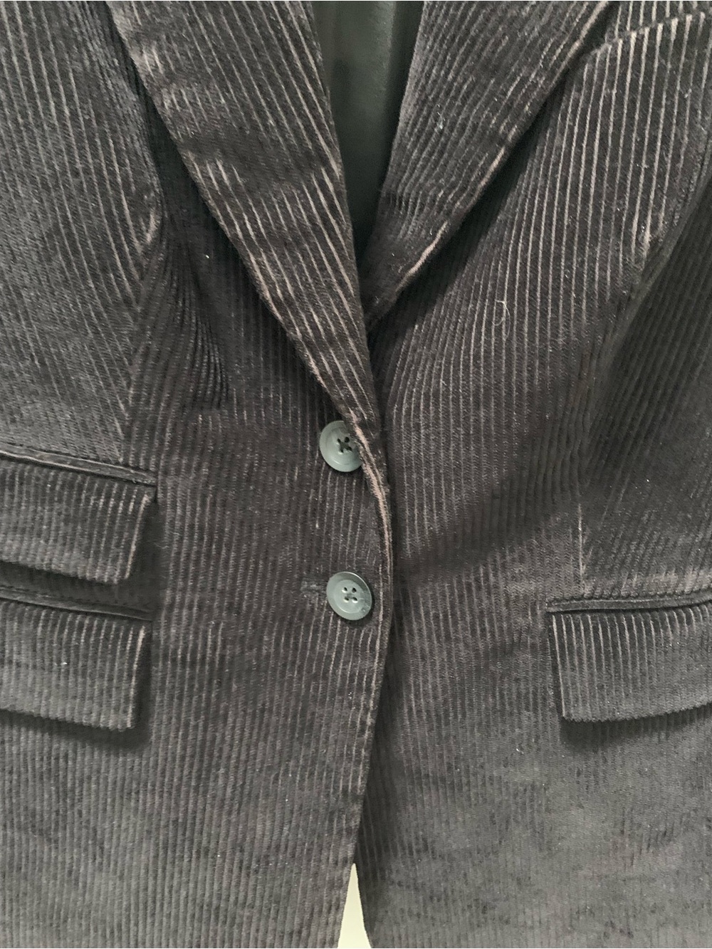 Body by Victoria Black Corduroy Blazer Jacket - Picture 2 of 13